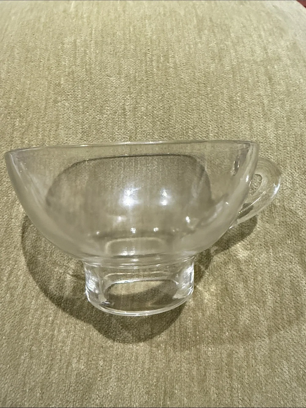 Vintage 1940s 1950s  Glass Canning Funnel